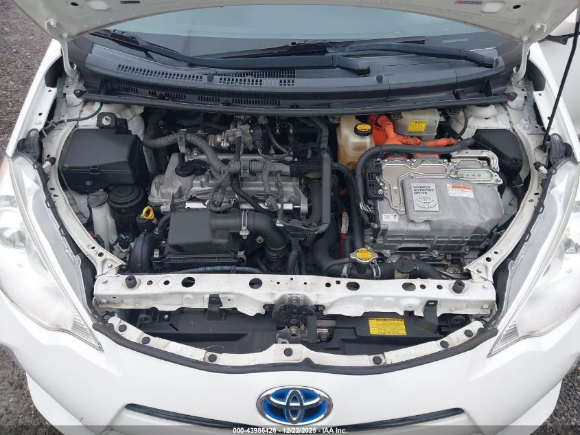 2012 Toyota Prius C One VIN: JTDKDTB30C1030491 Lot: 43986426