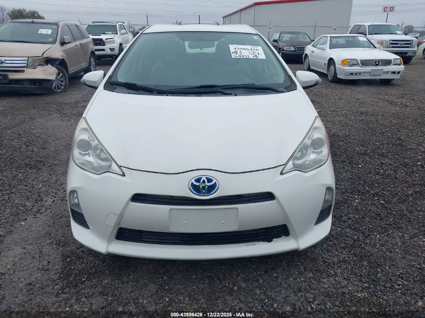 2012 Toyota Prius C One VIN: JTDKDTB30C1030491 Lot: 43986426