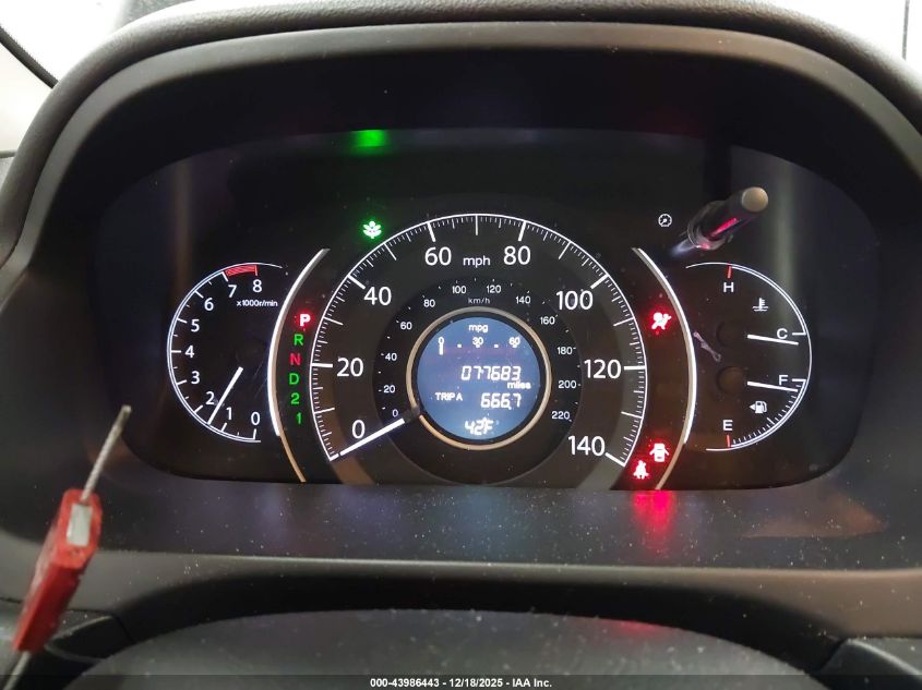 2014 Honda Cr-V Ex-L VIN: 2HKRM4H79EH624345 Lot: 43986443