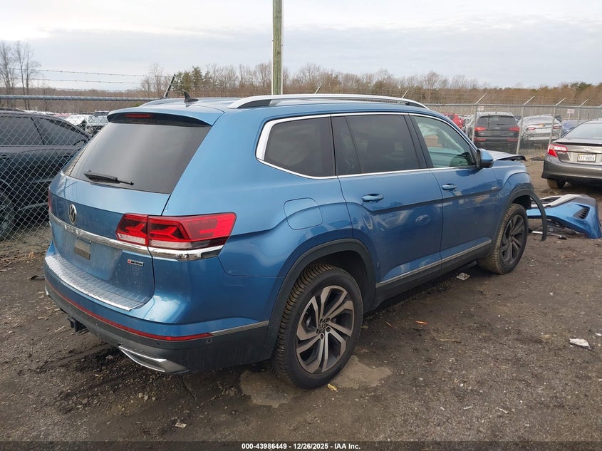 2021 Volkswagen Atlas 3.6L V6 Sel Premium