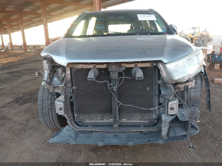 2015 Toyota Highlander Limited V6 VIN: 5TDYKRFH3FS038763 Lot: 43986467