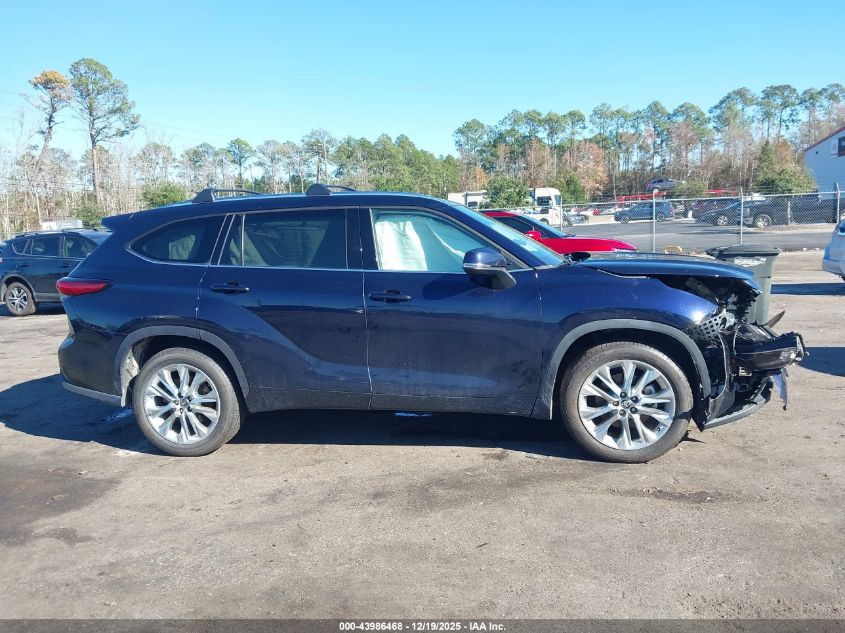 2022 Toyota Highlander Limited VIN: 5TDYZRAH9NS541750 Lot: 43986468