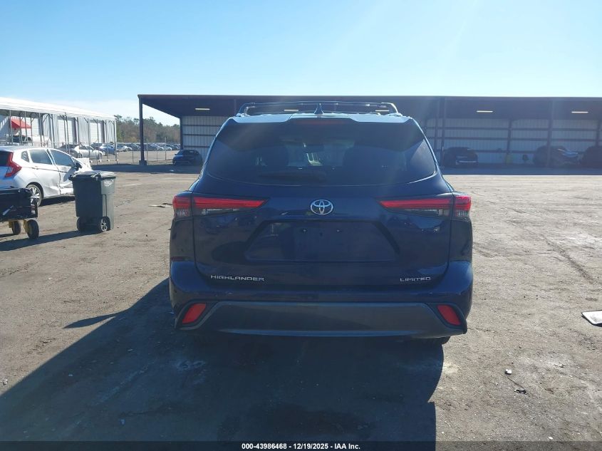 2022 Toyota Highlander Limited VIN: 5TDYZRAH9NS541750 Lot: 43986468