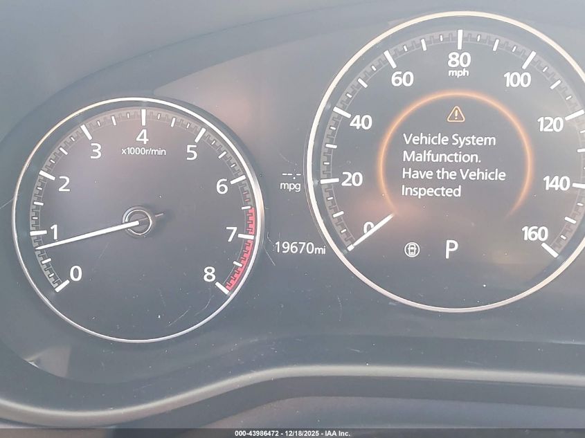 2023 Mazda 3 Preferred VIN: JM1BPALM8P1604621 Lot: 43986472