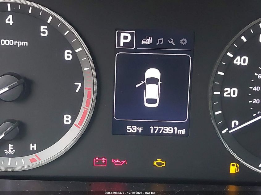 2015 Hyundai Sonata Se VIN: 5NPE24AF6FH245391 Lot: 43986477