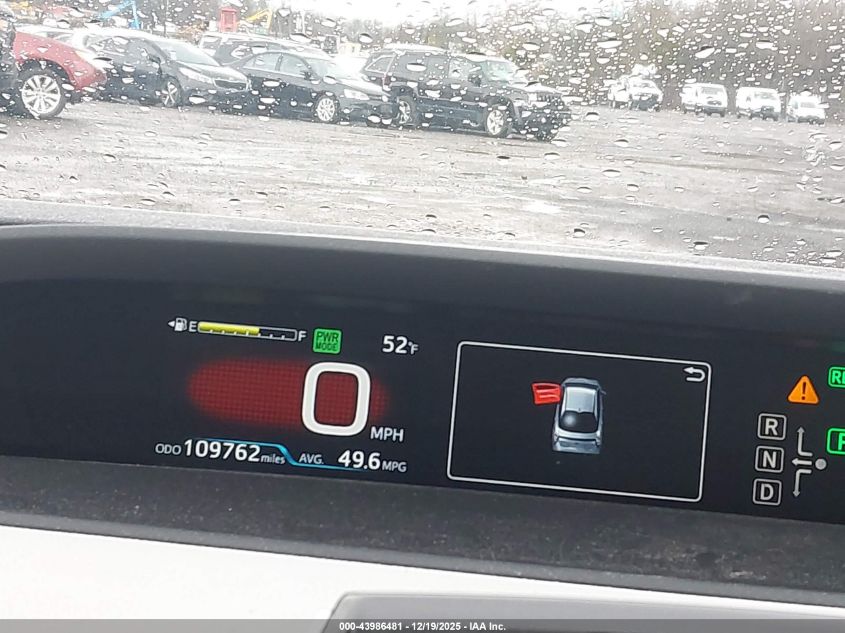 2016 Toyota Prius Three VIN: JTDKARFU0G3517117 Lot: 43986481