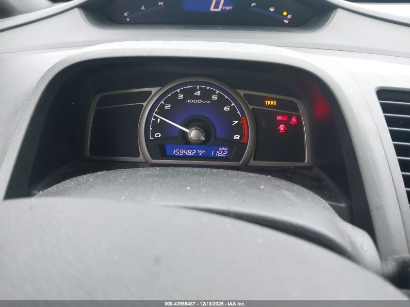 2008 Honda Civic Lx VIN: 1HGFA155X8L025176 Lot: 43986487