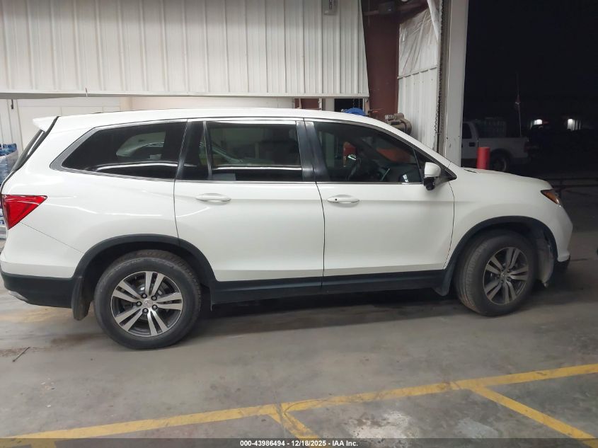 2017 Honda Pilot Ex-L VIN: 5FNYF5H51HB033228 Lot: 43986494