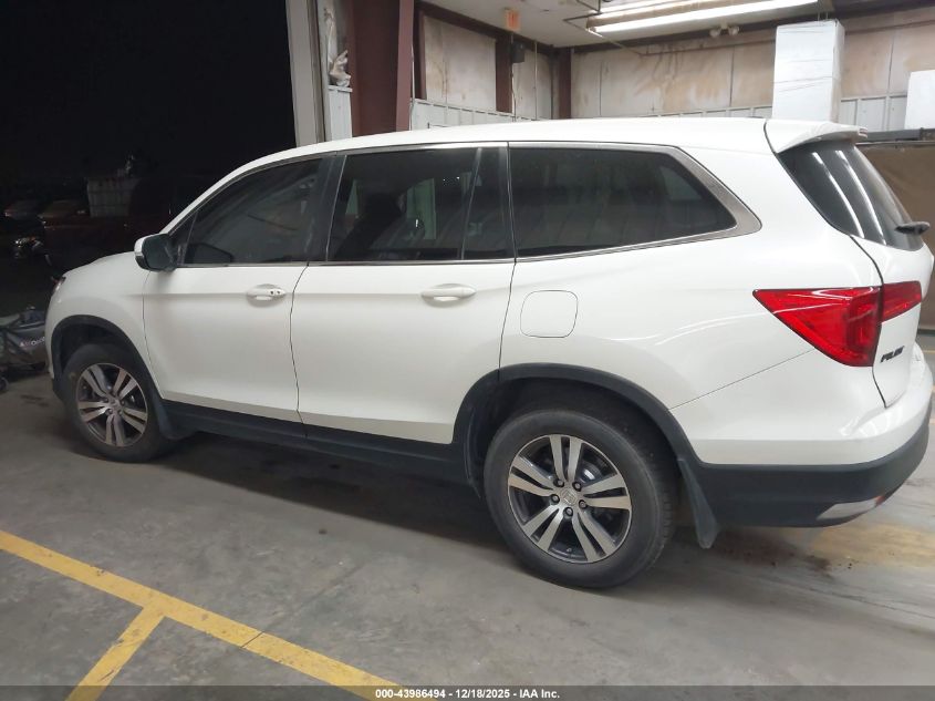 2017 Honda Pilot Ex-L VIN: 5FNYF5H51HB033228 Lot: 43986494