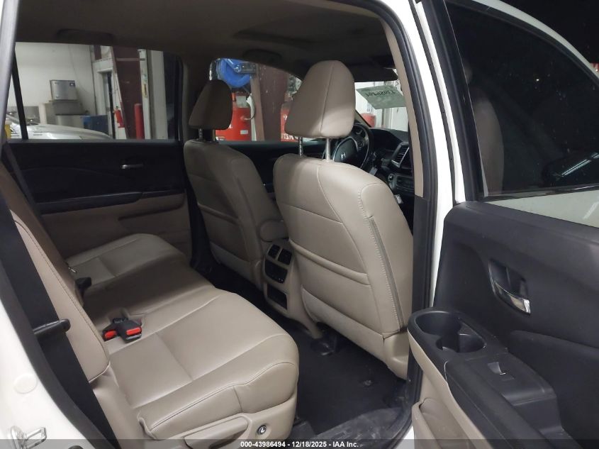 2017 Honda Pilot Ex-L VIN: 5FNYF5H51HB033228 Lot: 43986494