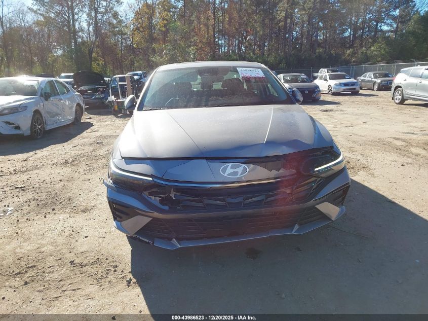 2025 Hyundai Elantra Sel Convenience VIN: KMHLS4DG4SU929251 Lot: 43986523