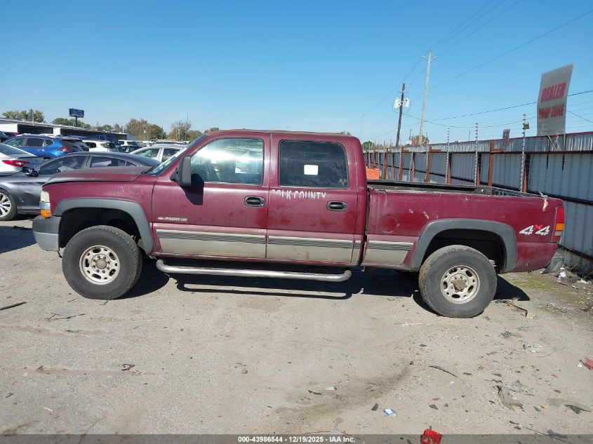 2002 Chevrolet Silverado 2500Hd Ls VIN: 1GCHK23U62F248017 Lot: 43986544