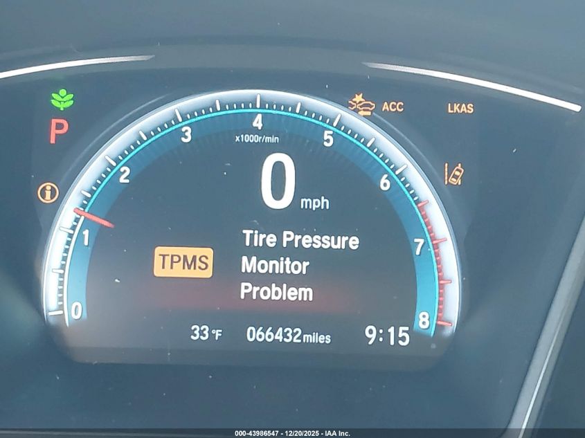 2016 Honda Civic Touring VIN: 2HGFC1F98GH635617 Lot: 43986547