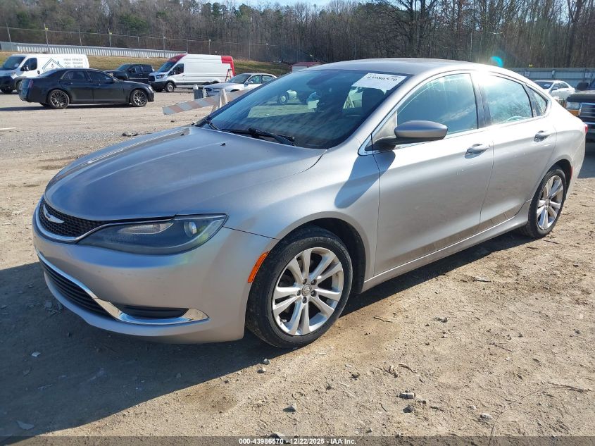 2015 Chrysler 200 Limited VIN: 1C3CCCAB6FN624620 Lot: 43986570