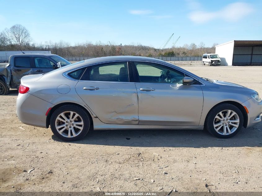 2015 Chrysler 200 Limited VIN: 1C3CCCAB6FN624620 Lot: 43986570