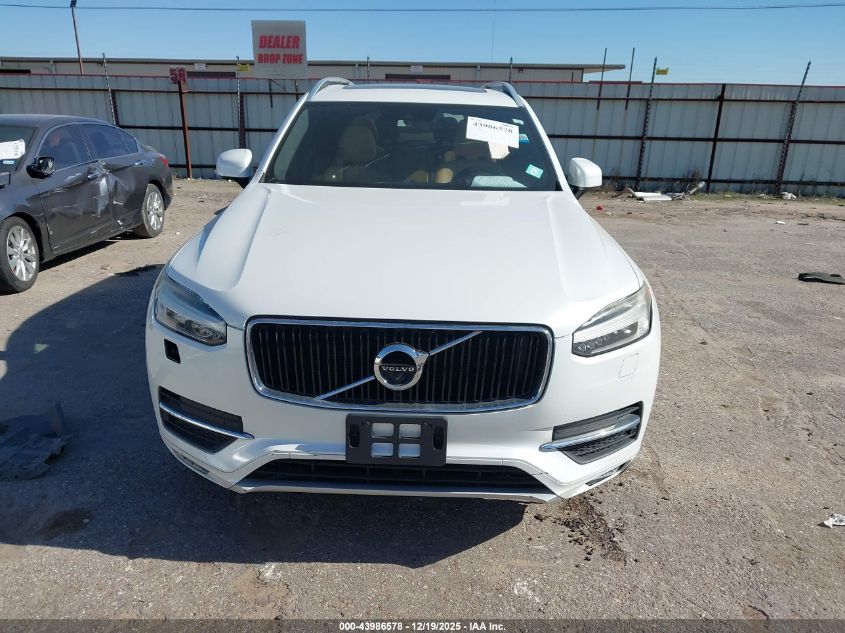 2016 Volvo Xc90 T6 Momentum VIN: YV4A22PK6G1040506 Lot: 43986578