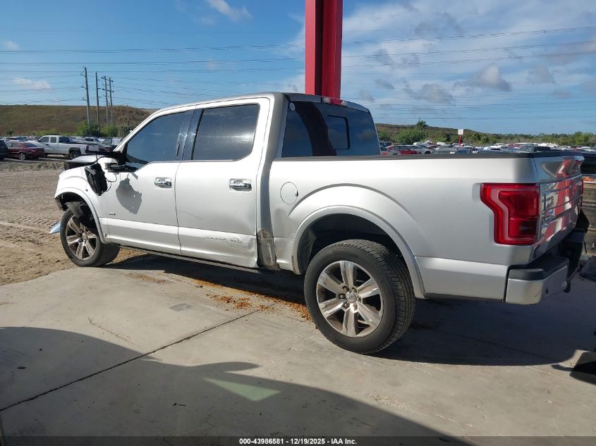 2015 Ford F-150 Platinum VIN: 1FTEW1CG8FFB95399 Lot: 43986581