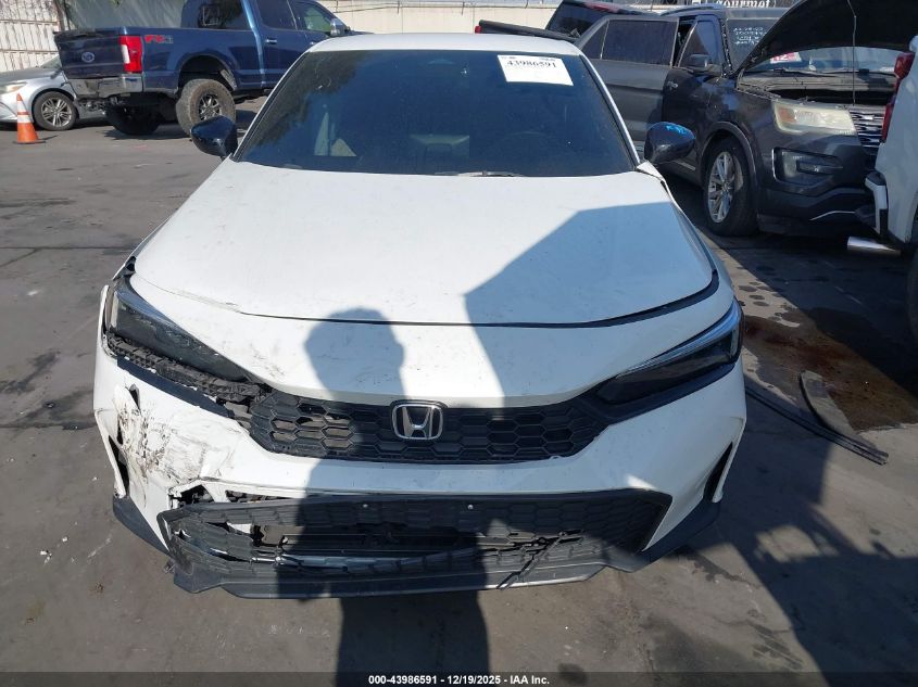 2025 Honda Civic Sport VIN: 2HGFE2F56SH511481 Lot: 43986591