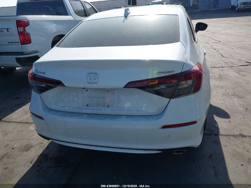 2025 Honda Civic Sport VIN: 2HGFE2F56SH511481 Lot: 43986591