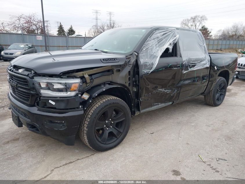 2020 Ram 1500 Big Horn 4X4 5'7 Box VIN: 1C6SRFFT8LN127760 Lot: 43986609