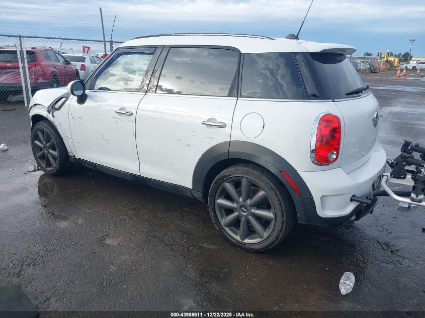 2012 Mini Cooper S Countryman VIN: WMWZC3C54CWL85651 Lot: 43986611