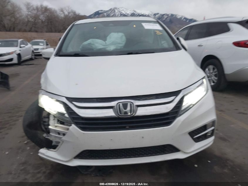 2020 Honda Odyssey Touring VIN: 5FNRL6H8XLB046825 Lot: 43986626