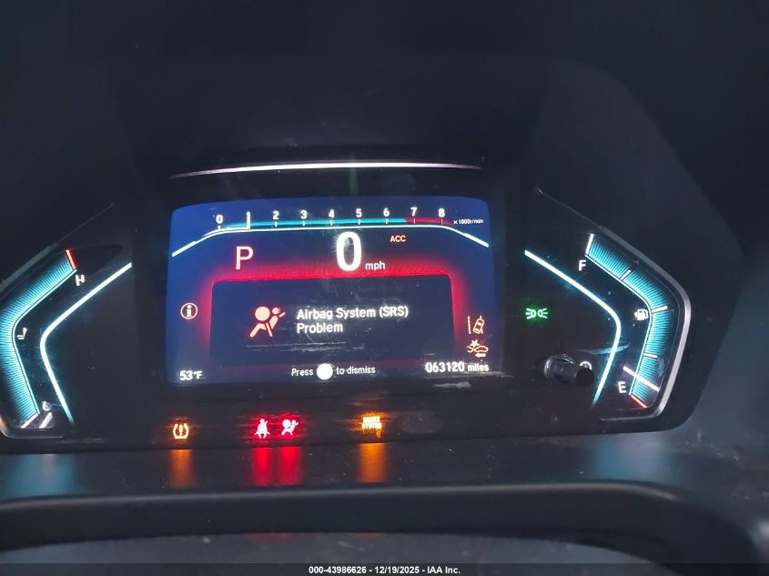 2020 Honda Odyssey Touring VIN: 5FNRL6H8XLB046825 Lot: 43986626