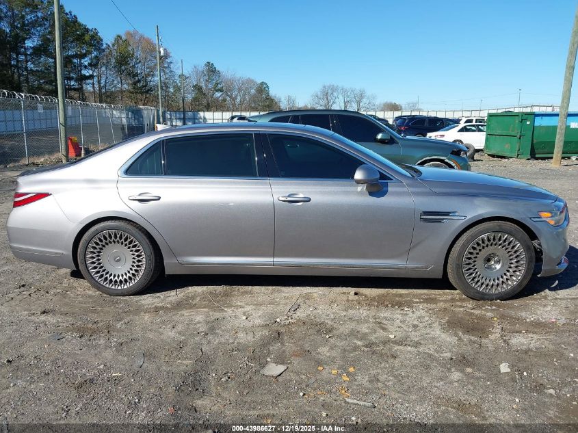 2020 Genesis G90 3.3T Premium Rwd VIN: KMTF34PA7LU075509 Lot: 43986627