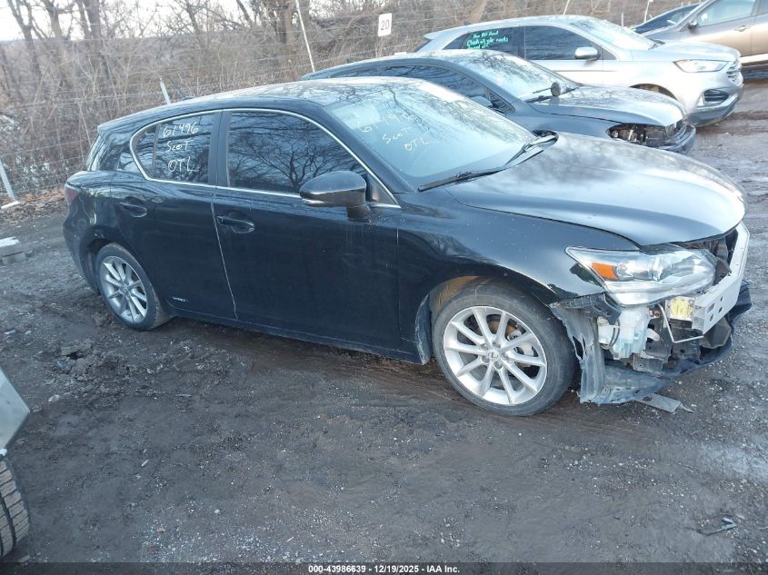 2011 Lexus Ct 200H Premium VIN: JTHKD5BH7B2013654 Lot: 43986639