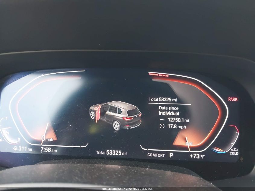 2019 BMW X5 xDrive40I VIN: 5UXCR6C56KLL09923 Lot: 43986655