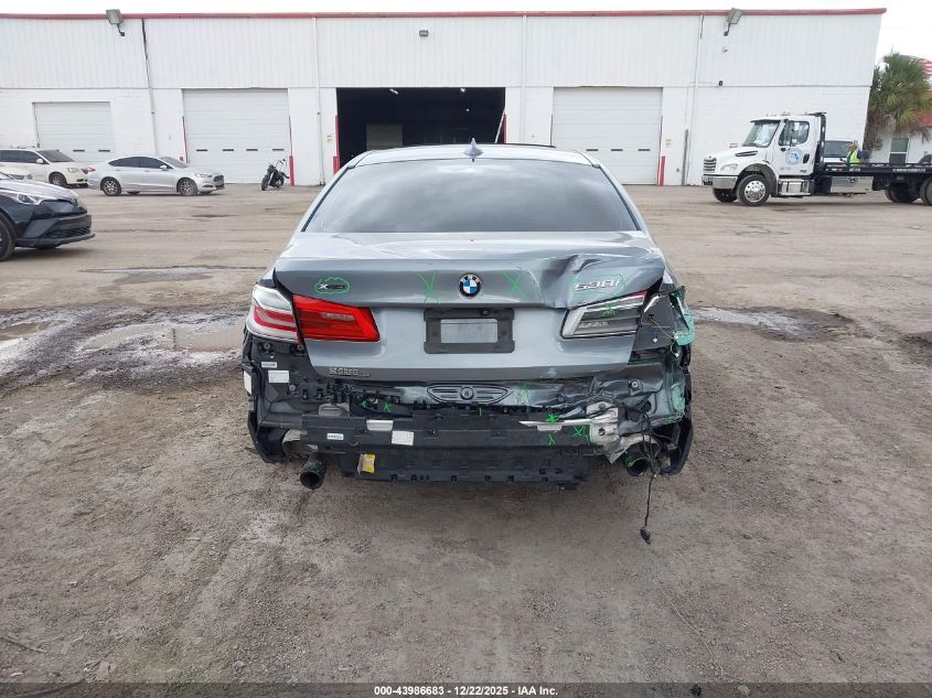 2019 BMW 530I xDrive VIN: WBAJA7C53KWW44316 Lot: 43986683