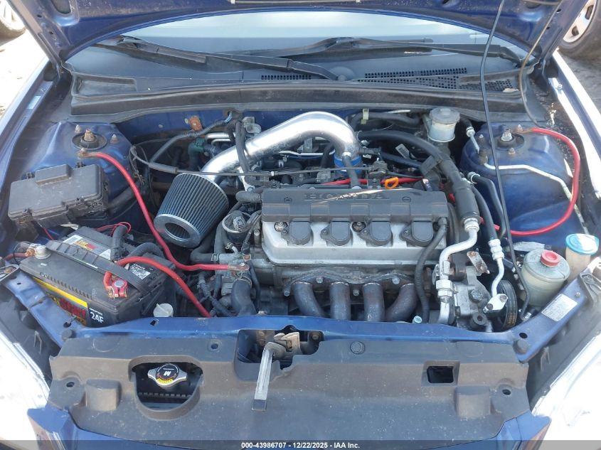 2004 Honda Civic Vp VIN: 1HGES16304L012467 Lot: 43986707