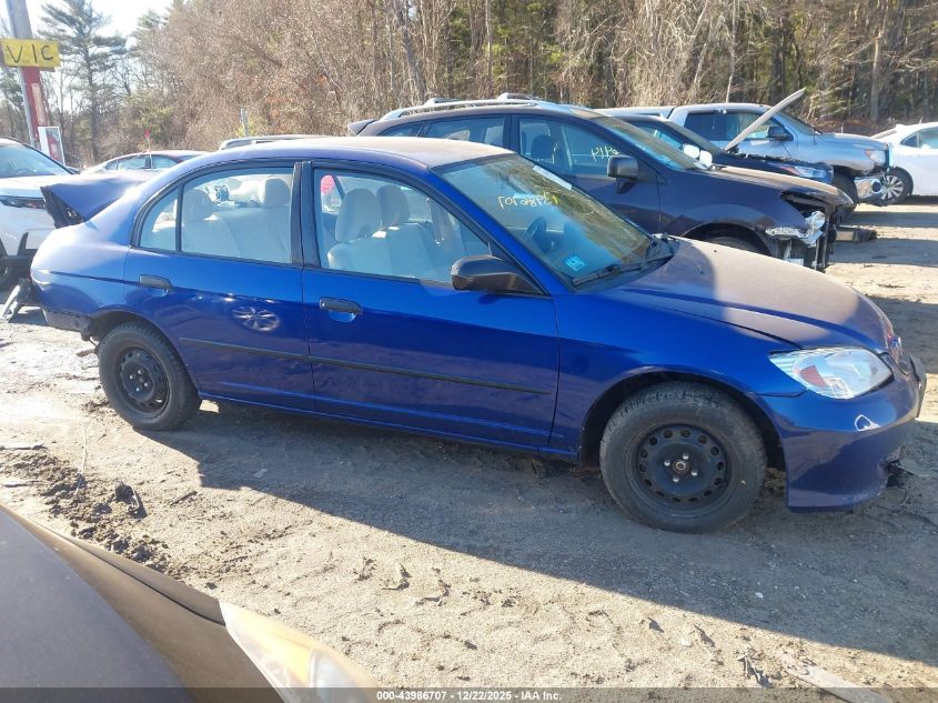 2004 Honda Civic Vp VIN: 1HGES16304L012467 Lot: 43986707