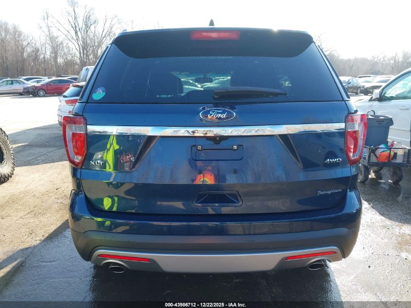 2017 Ford Explorer Xlt VIN: 1FM5K8D89HGB58351 Lot: 43986712
