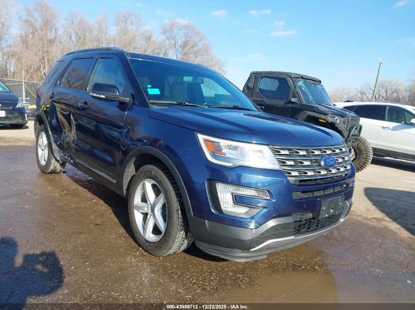 2017 Ford Explorer Xlt VIN: 1FM5K8D89HGB58351 Lot: 43986712