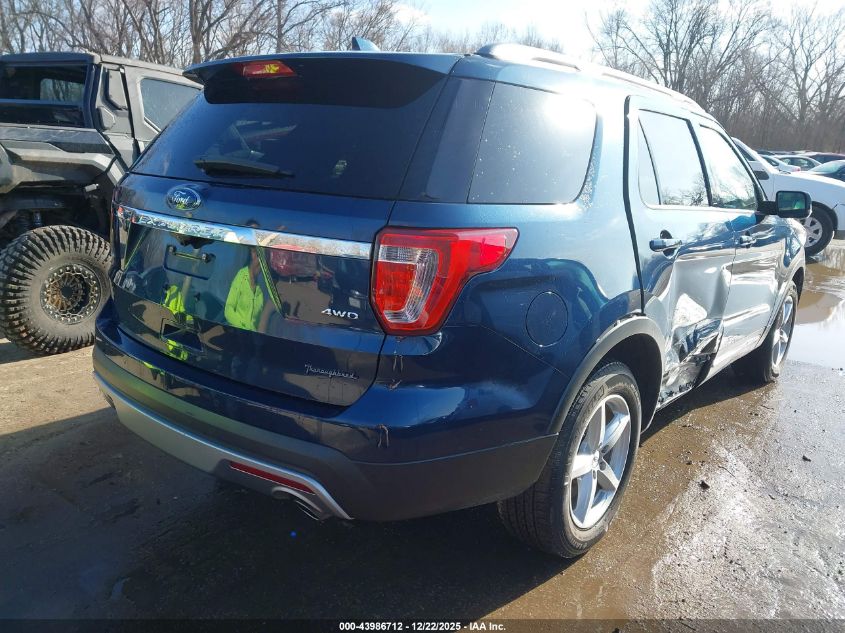 2017 Ford Explorer Xlt VIN: 1FM5K8D89HGB58351 Lot: 43986712