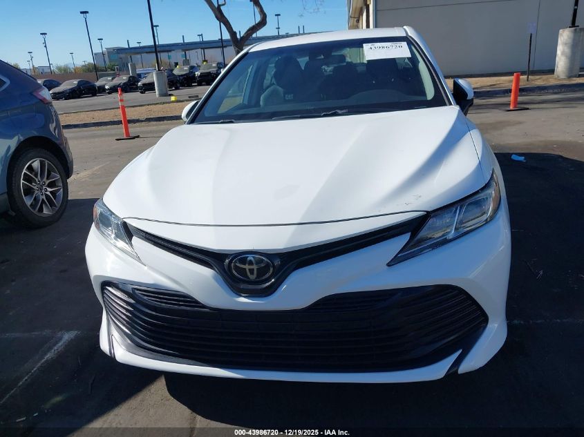 2020 Toyota Camry Le VIN: 4T1C11AK5LU355660 Lot: 43986720