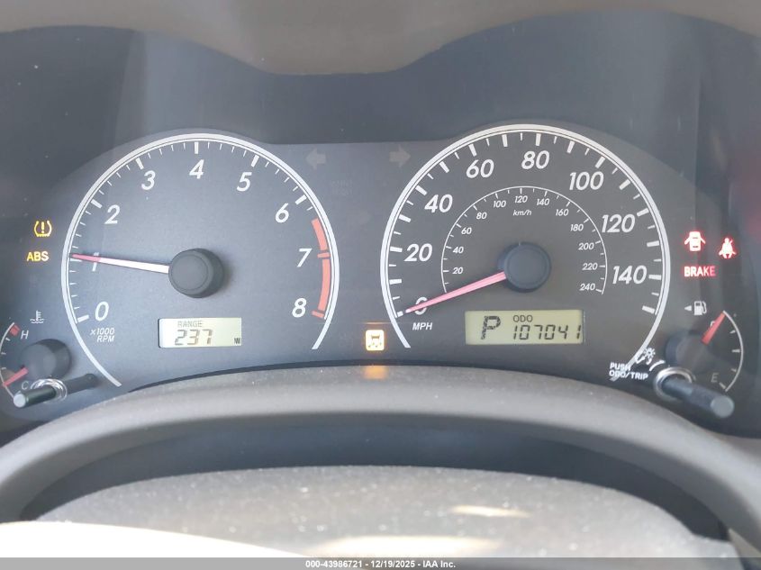 2010 Toyota Corolla Le VIN: 2T1BU4EEXAC508542 Lot: 43986721