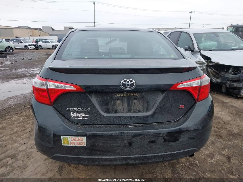 2016 Toyota Corolla S Plus VIN: 2T1BURHEXGC569469 Lot: 43986729