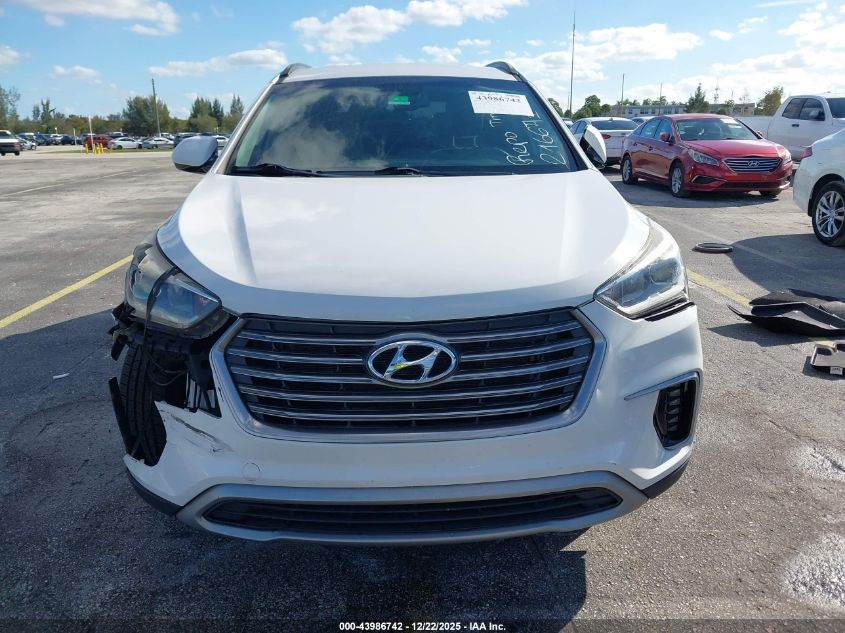 2017 Hyundai Santa Fe Se VIN: KM8SM4HF0HU216671 Lot: 43986742