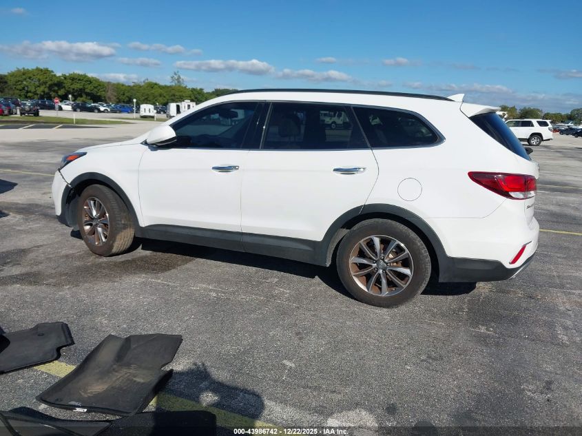 2017 Hyundai Santa Fe Se VIN: KM8SM4HF0HU216671 Lot: 43986742