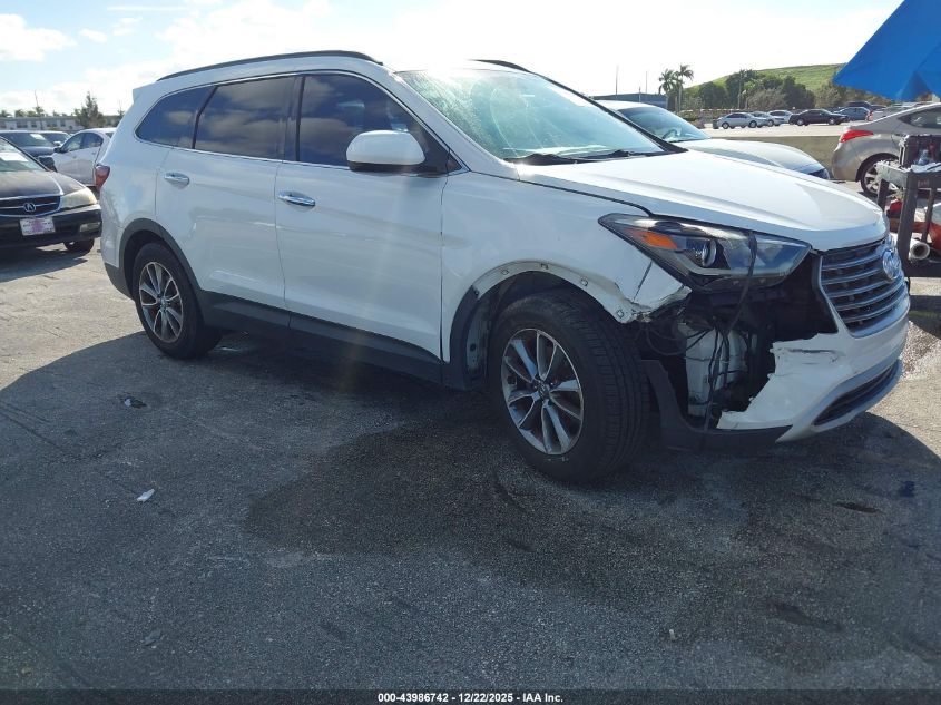 2017 Hyundai Santa Fe Se VIN: KM8SM4HF0HU216671 Lot: 43986742