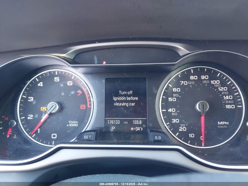 2014 Audi A4 2.0T Premium VIN: WAUFFAFL9EA071373 Lot: 43986755