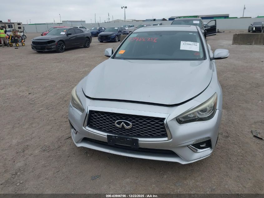 2018 Infiniti Q50 3.0T Luxe VIN: JN1EV7AP9JM362711 Lot: 43986756