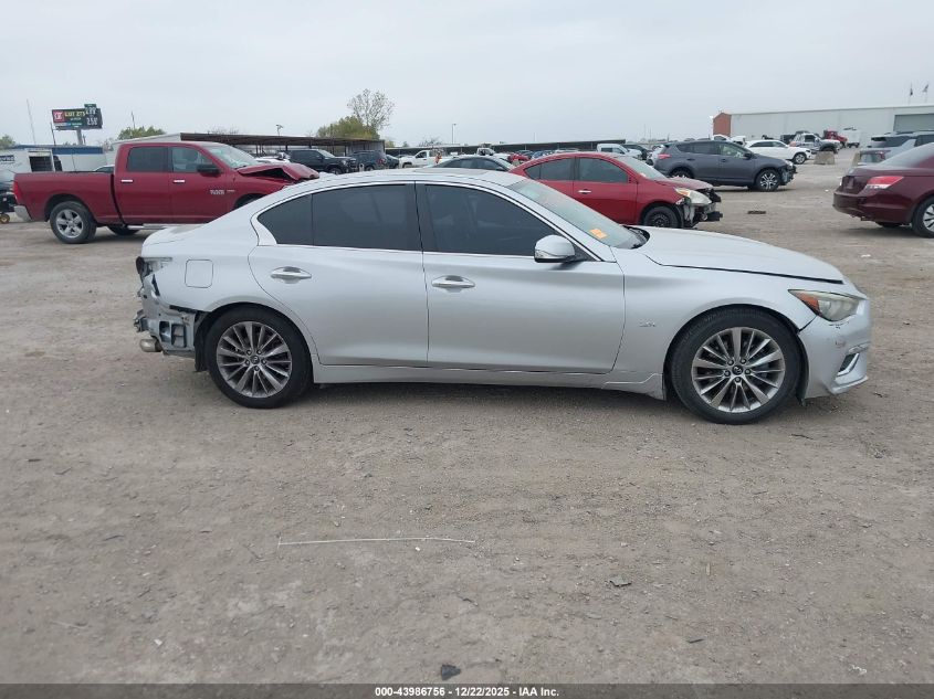 2018 Infiniti Q50 3.0T Luxe VIN: JN1EV7AP9JM362711 Lot: 43986756