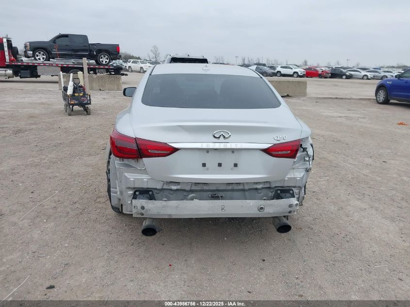2018 Infiniti Q50 3.0T Luxe VIN: JN1EV7AP9JM362711 Lot: 43986756
