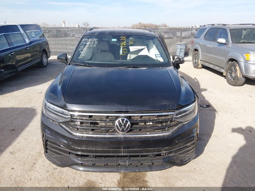 2023 Volkswagen Tiguan 2.0T Se R-Line Black VIN: 3VVCB7AX0PM034332 Lot: 43986782