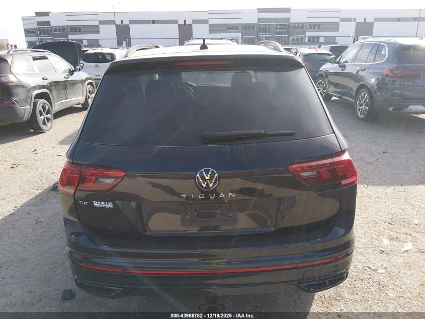 2023 Volkswagen Tiguan 2.0T Se R-Line Black VIN: 3VVCB7AX0PM034332 Lot: 43986782