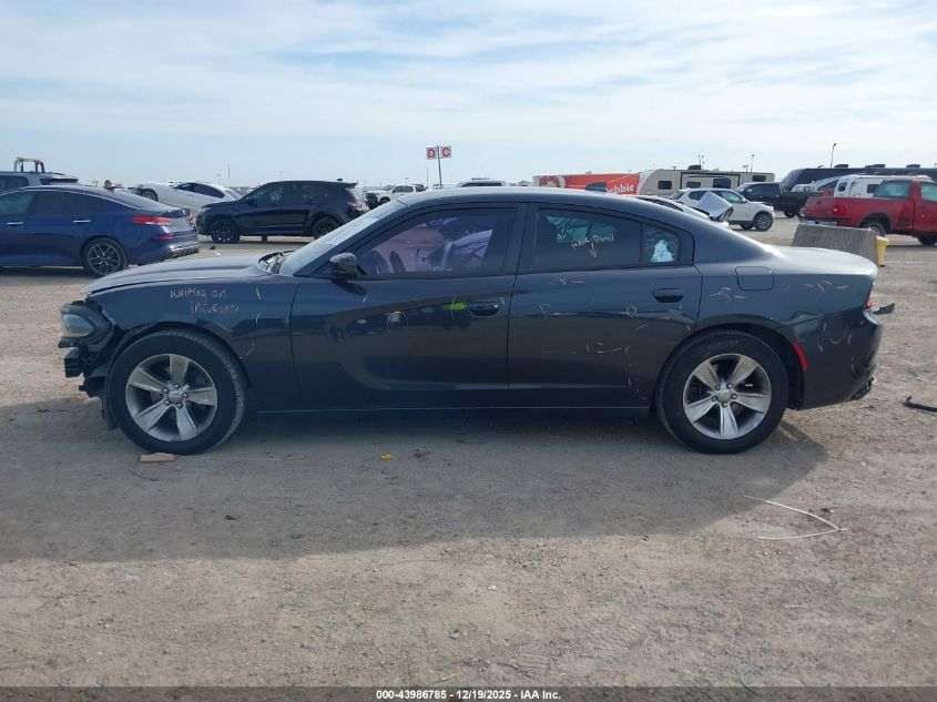 2016 Dodge Charger Sxt VIN: 2C3CDXHG7GH346343 Lot: 43986785