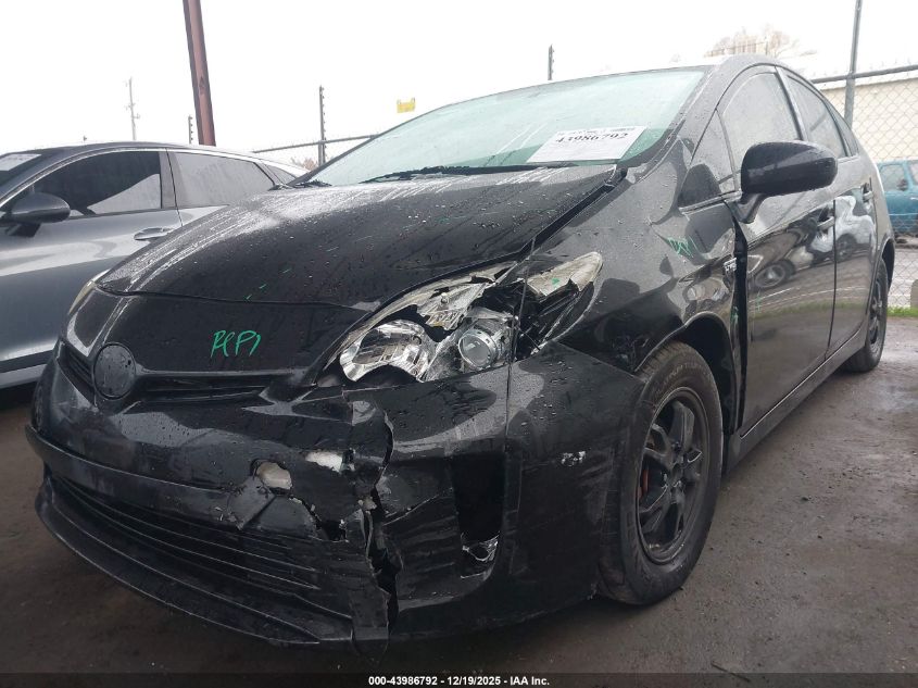 2012 Toyota Prius Three VIN: JTDKN3DUXC5494397 Lot: 43986792